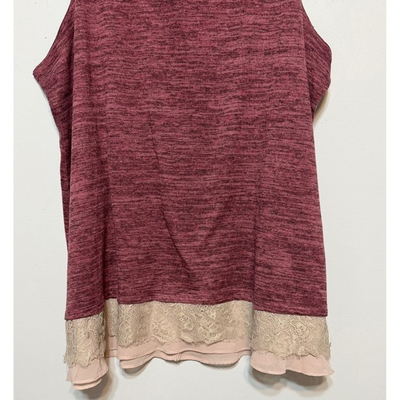 LOGO Lori Goldstein Lagenlook Vest Top Womens Size 2X Cottagecore Romantic Boho - Picture 6 of 8